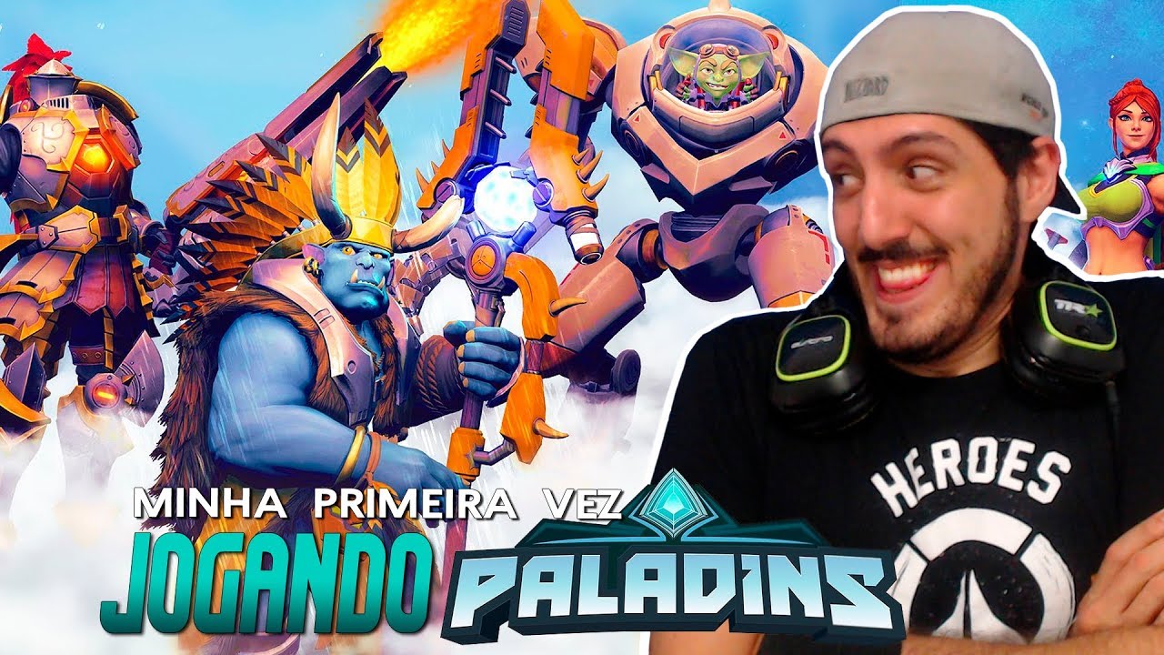Minha Primeira Vez JOGANDO PALADINS! Olha s&oacute; no que deu | Paladins Brasil