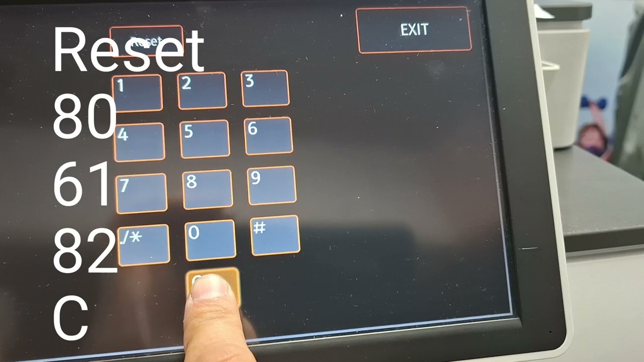 RICOH MP 4055 Agregar Toner por el Menu de Servicio