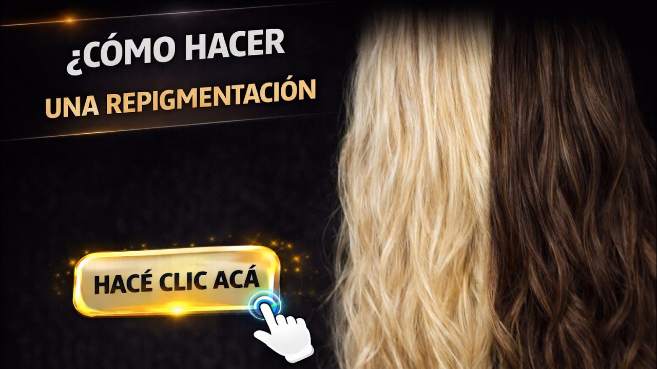 Repigmentación en cabellos con DECOLORACIÓN