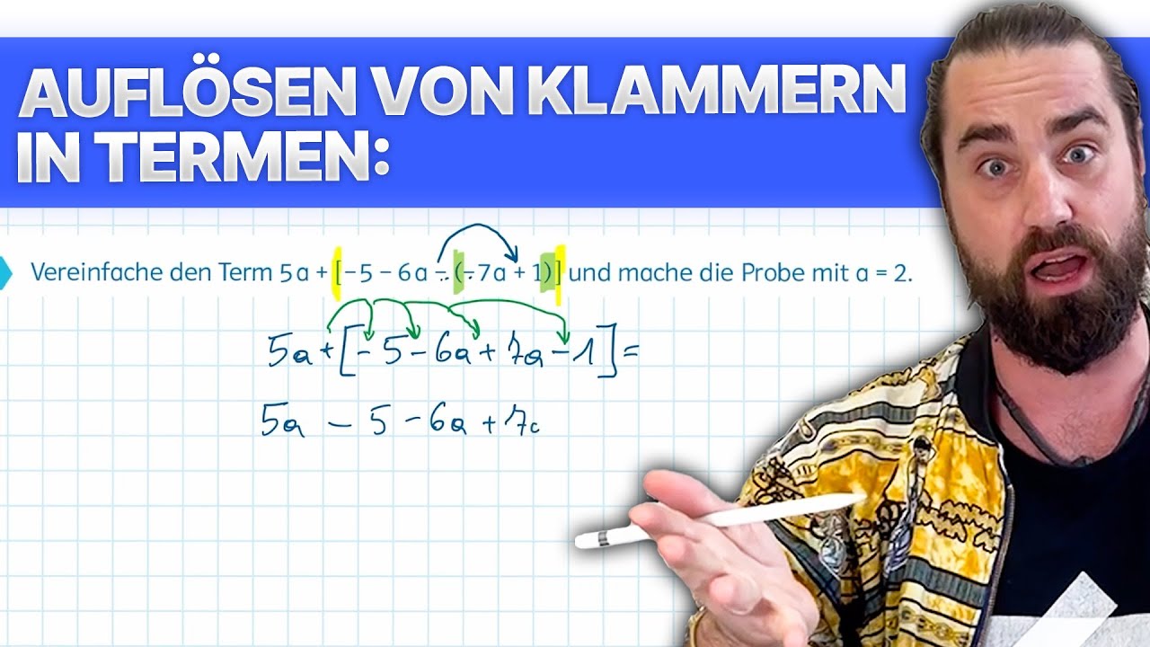 Auflösen von Klammern in Termen | Klammern Auflösen | Einfach Erklärt