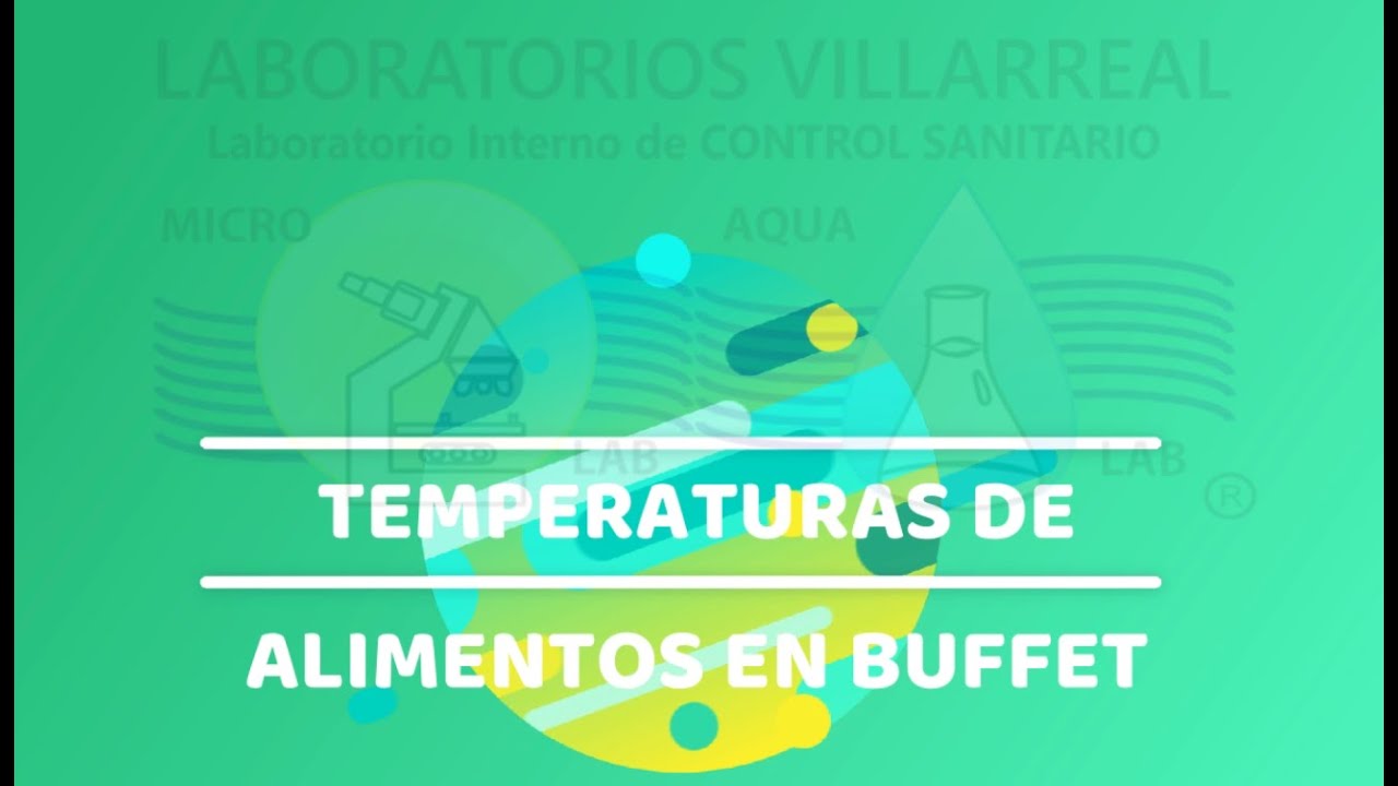 Tema 18: Temperaturas de alimentos en Buffet