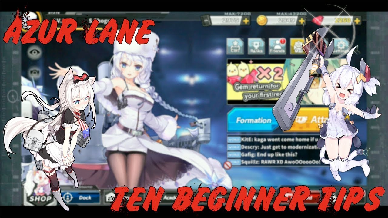 Azur Lane [EN] - 10 Beginners Tips!