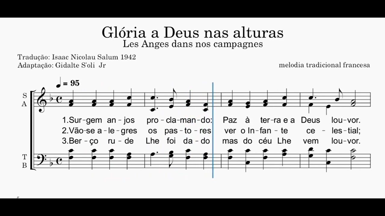 Glória a Deus nas alturas - Coral