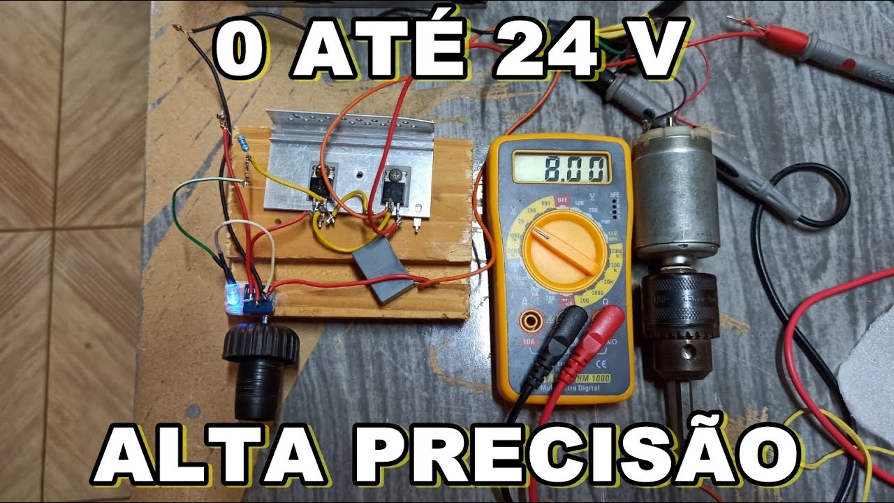 COMO FAZER CIRCUITO REGULADOR DE TENSÃO COM FONTE ATX USANDO 13007 DIY