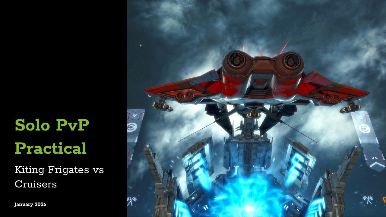 Solo PvP Practical - Kiting Frigates vs Cruisers