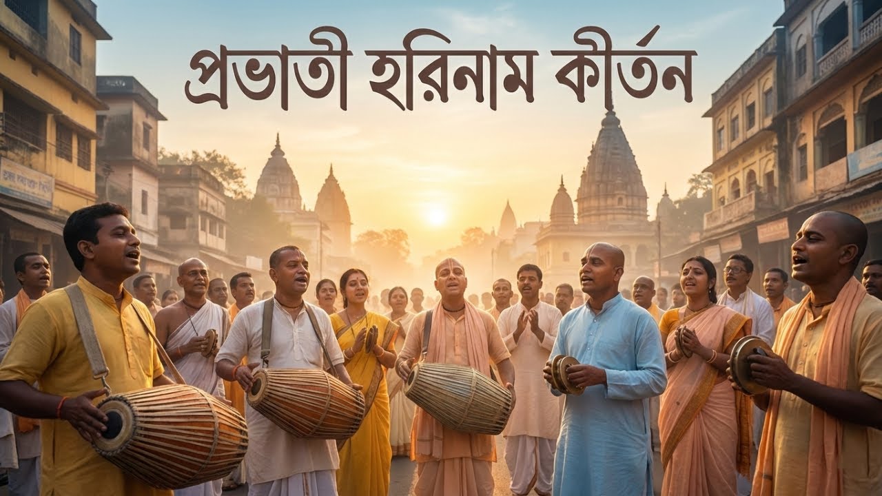 প্রভাতী হরিনাম | নগর কীর্তন | হরেকৃষ্ণ নাম সংকীর্তন | Hare Krishna Harinam Kirtan
