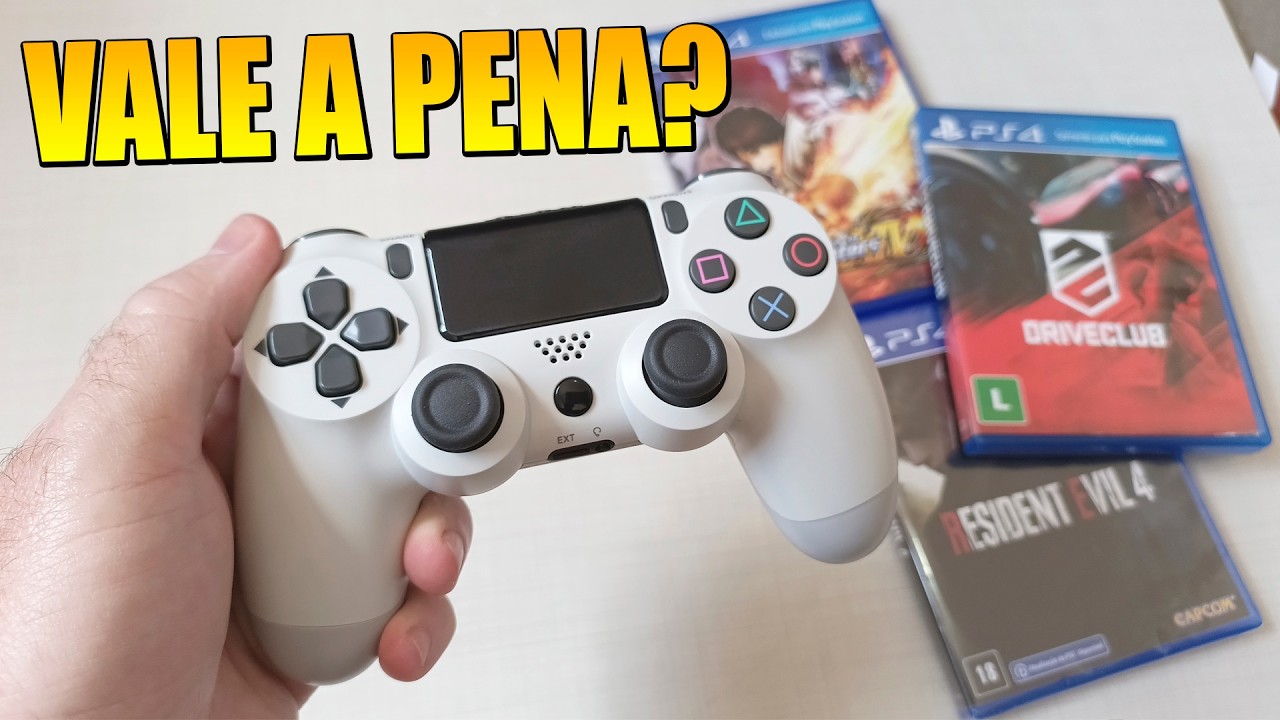 Controle do PS4 MUITO BARATO da SHOPEE e ALIEXPRESS Vale a Pena?