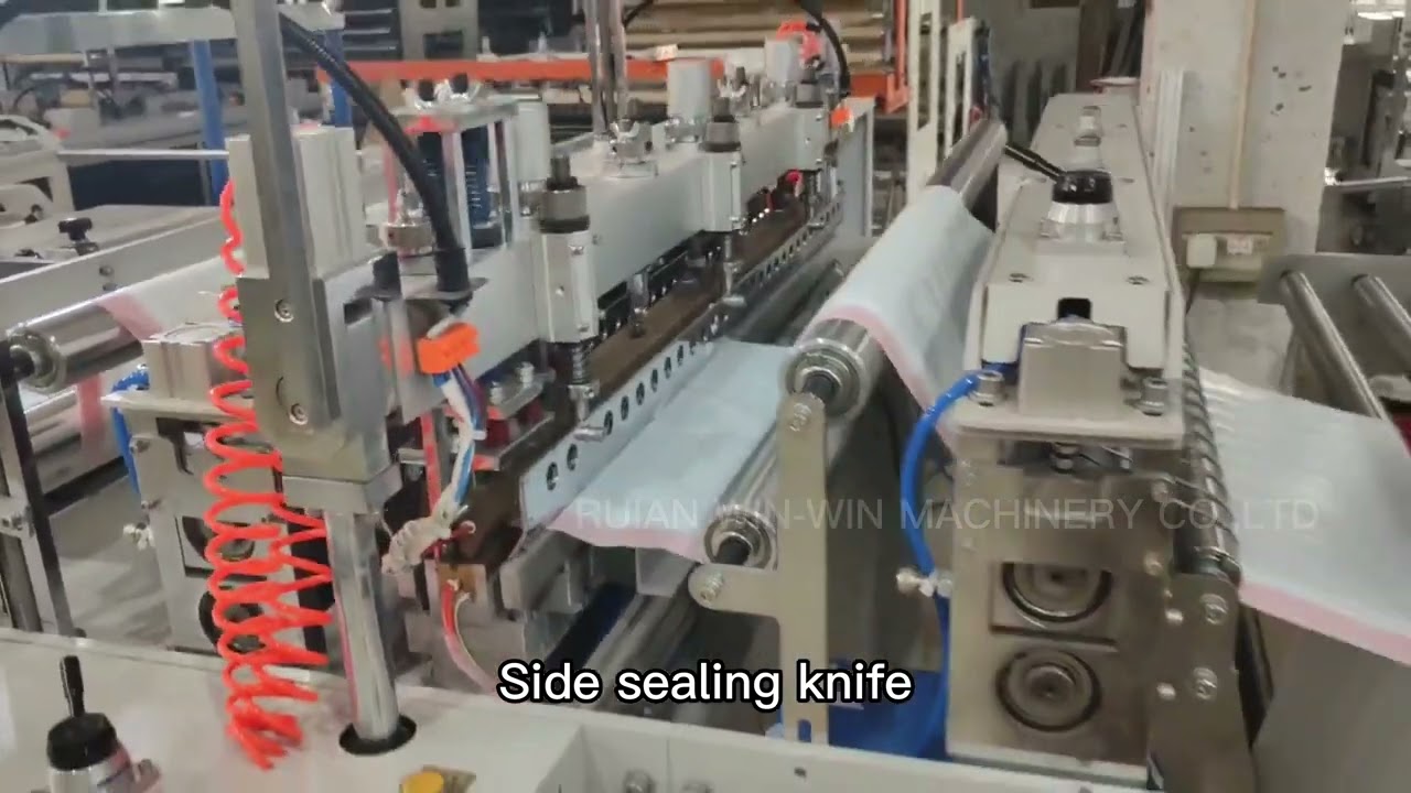 Plastic Drawstring garbage bag making machine for garbage bag roll with drawstring