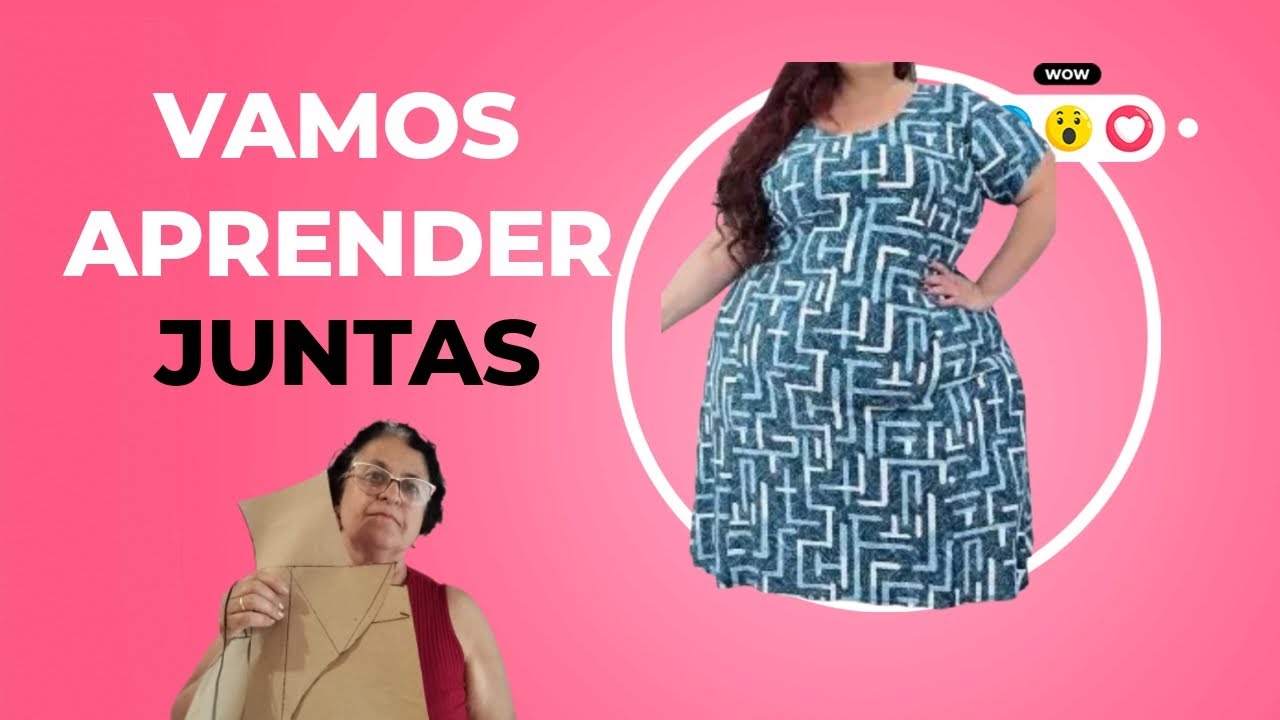 MOLDE DE VESTIDO PLUS SIZE!!Tamanho G7