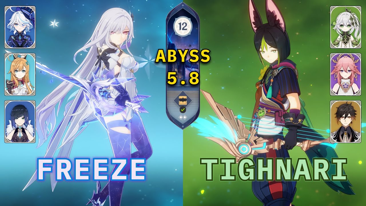 [Spiral Abyss 5.8] Skirk Freeze & Tighnari Spread | Floor 12 | Genshin Impact