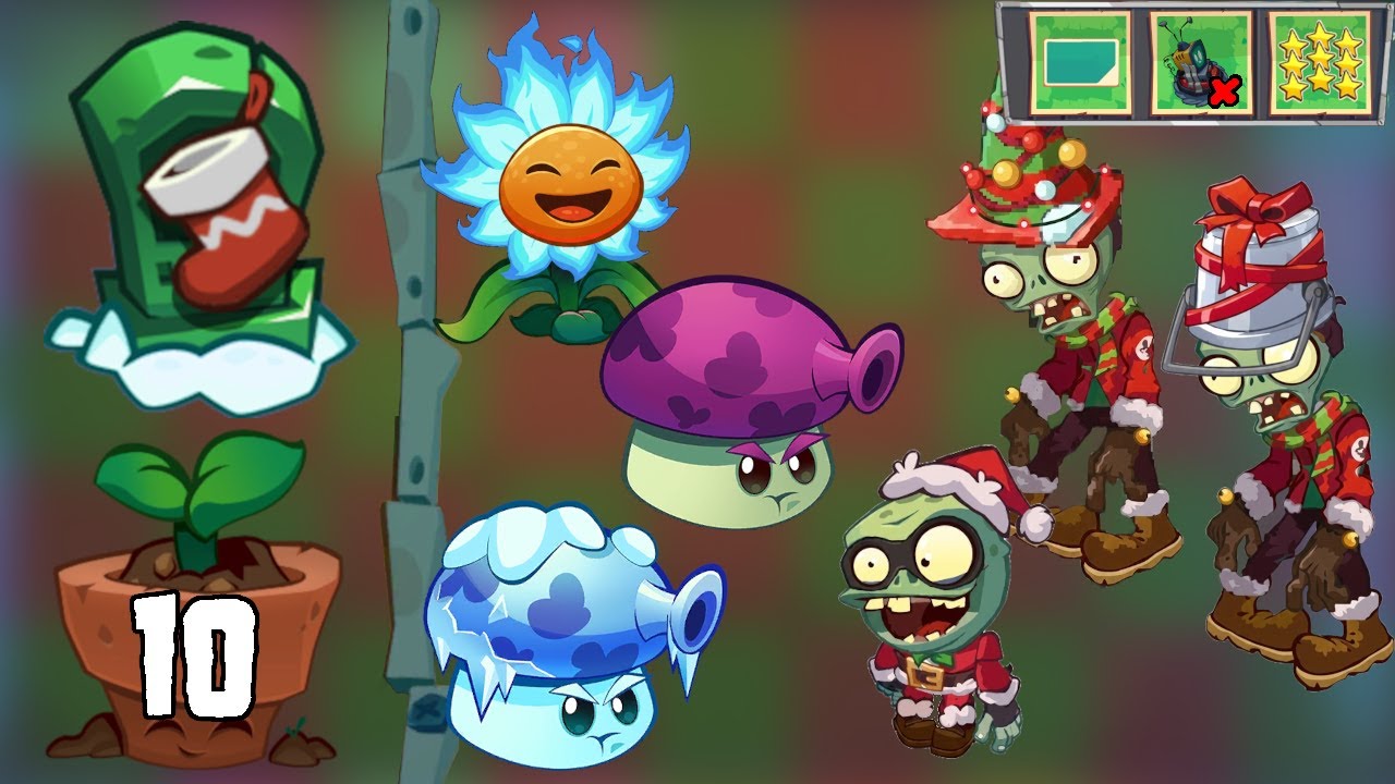 Plants vs. Zombies 3 (Chinese version) – Blizzard Approachez - Normal 10 | 植物大战僵尸3 暴雪僵至10