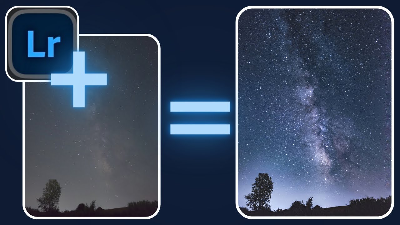 Milchstraße bearbeiten mit Adobe Lightroom - Von RAW zum atemberaubenden Astrofoto (Tutorial)