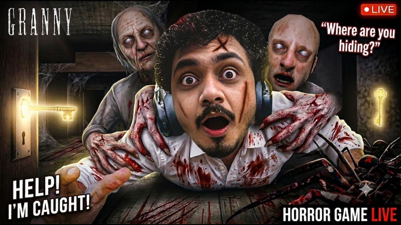 HORROR GAME GRANNY 🔥 #granny #shortslive #granny  #shorts #live #gaming  #ericislive