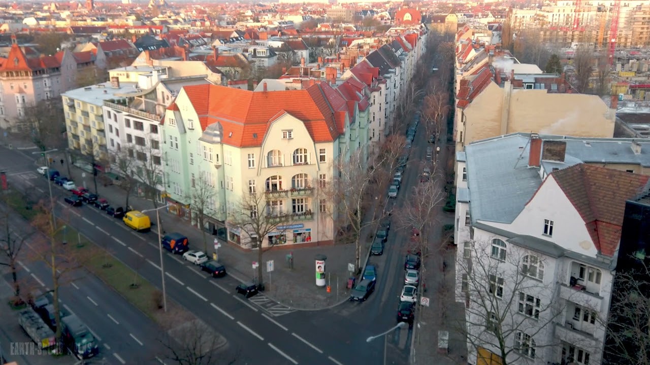 4hrs Berlin City Rooftop Traffic Ambience for sleeping, relaxing | ASMR Ambient Sounds