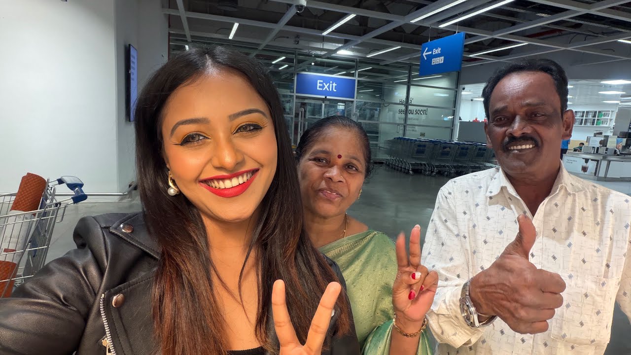 Shopping 🛒 For New Home 🏡 In IKEA with Mom & Dad | Dhanushree 😇