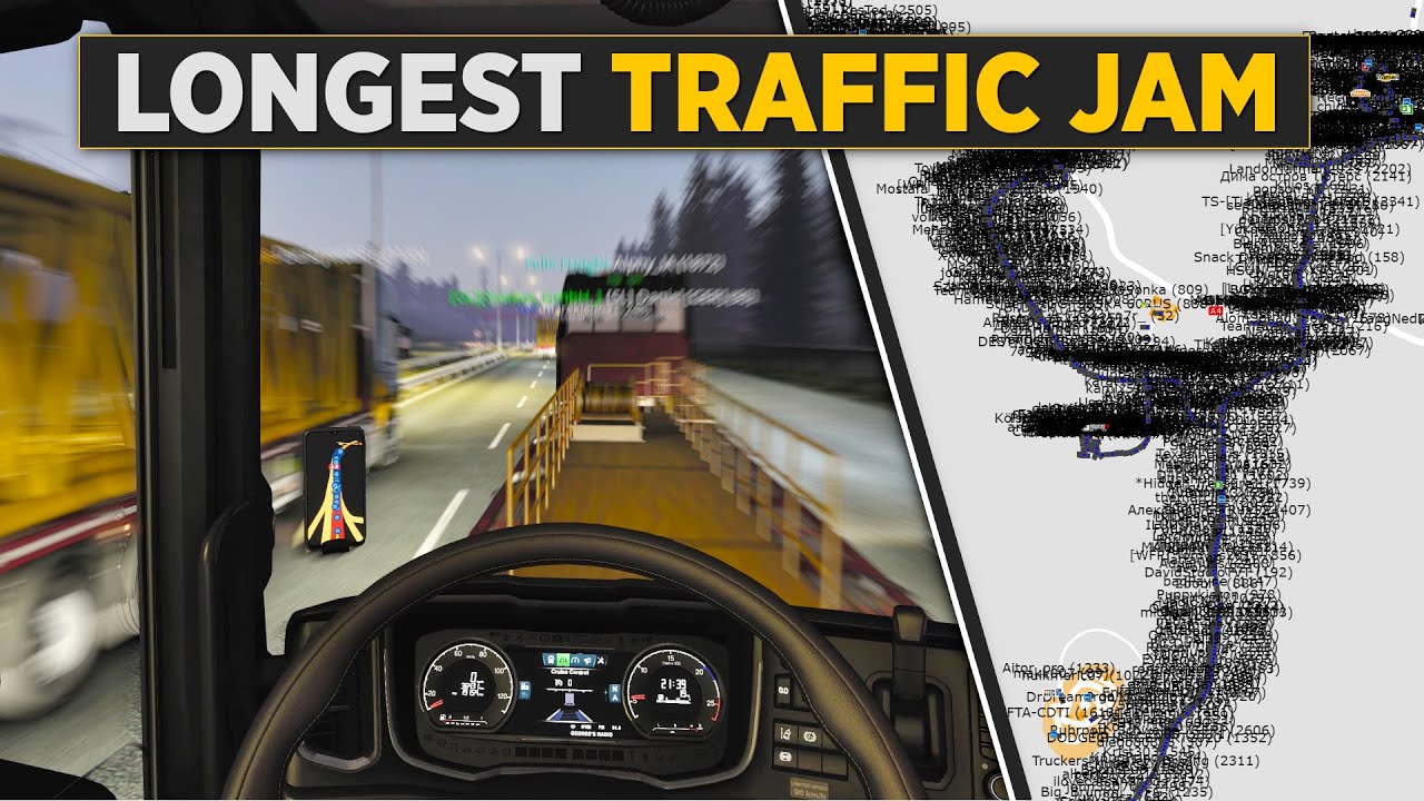 The Longest Traffic Jam in ETS2