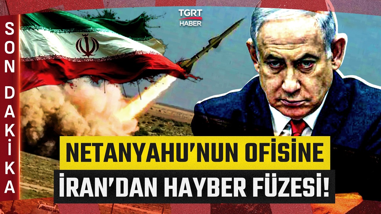 #SONDAKİKA | İran Netanyahu'nun Ofisini Hayber Füzeleriyle Hedef Aldı! - TGRT Haber