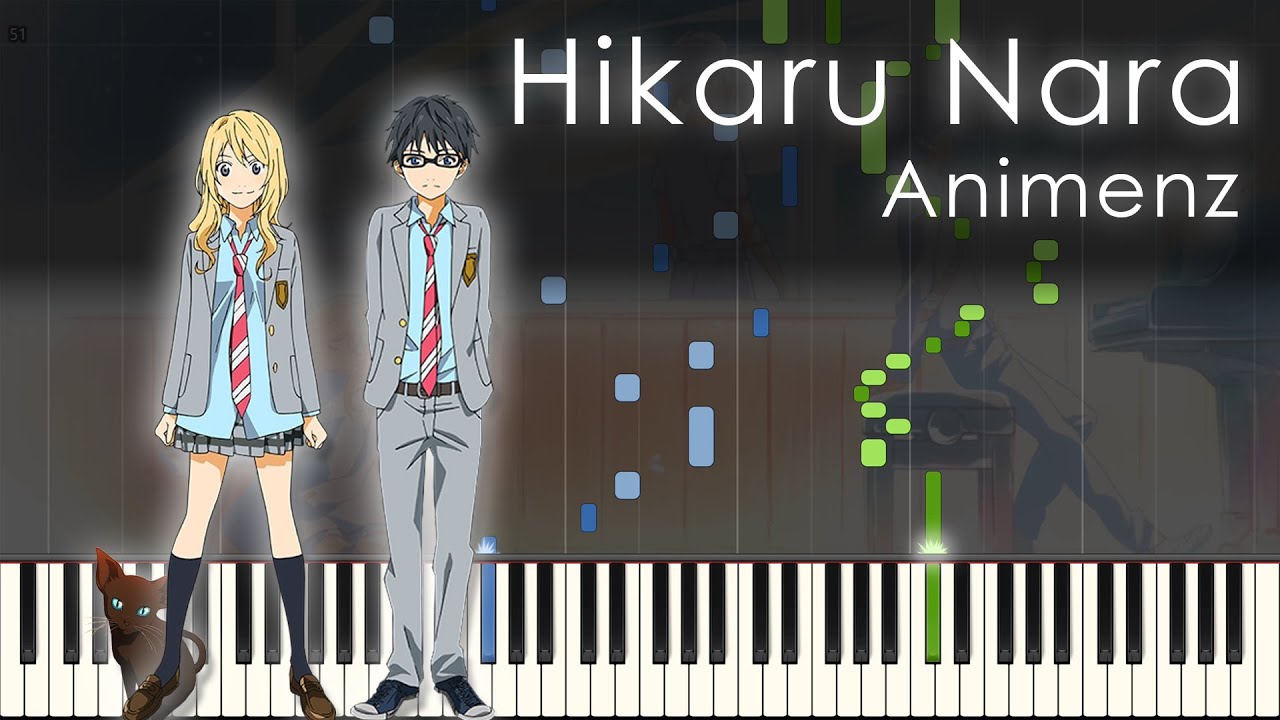 Hikaru Nara - Your Lie in April OP1 - Animenz [Piano Transcription]
