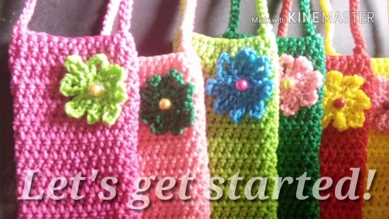 ABSOLUTE BEGINNERS CROCHET PROJECT: CELLPHONE HOLDERS