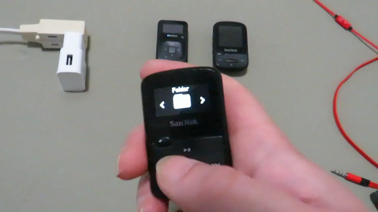 SanDisk mp3 player quick start guide for the not technologically savvy