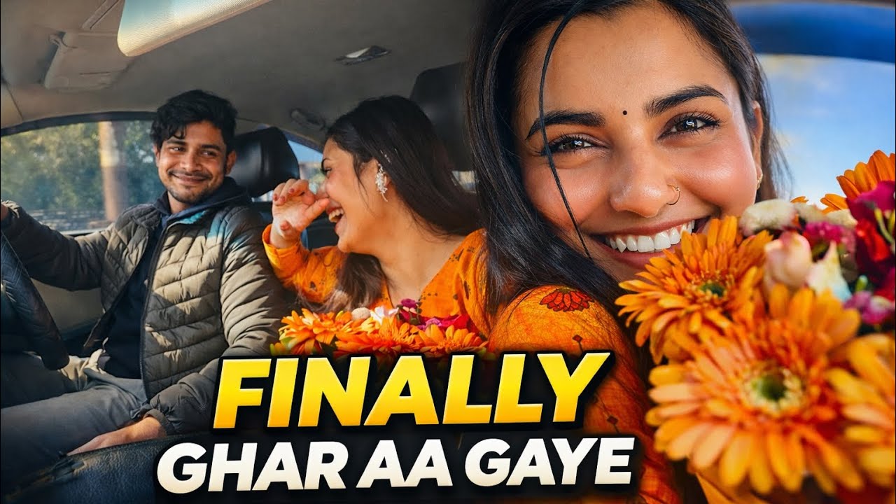 Finally ghar aa gaye // home