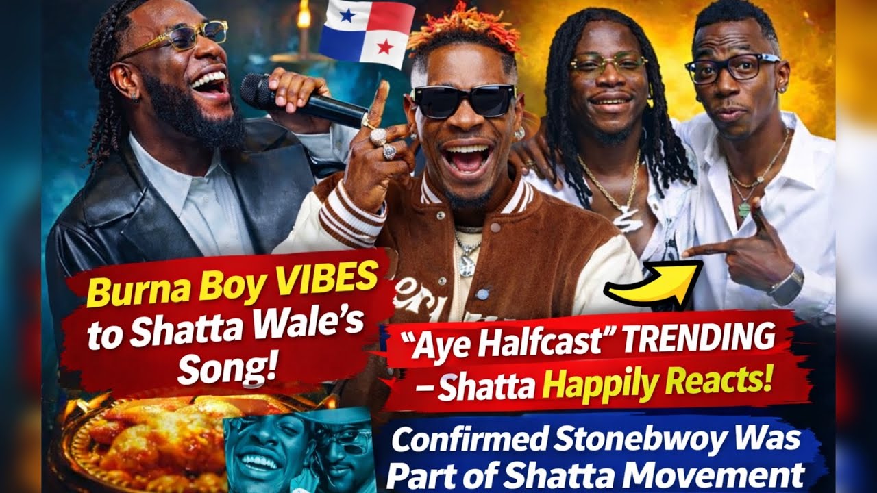 Burna Boy Sings Shatta Wale’s Song as “Aye Halfcast” Trends in Panama 🇵🇦 | Joint 77 Drops Bombshell!