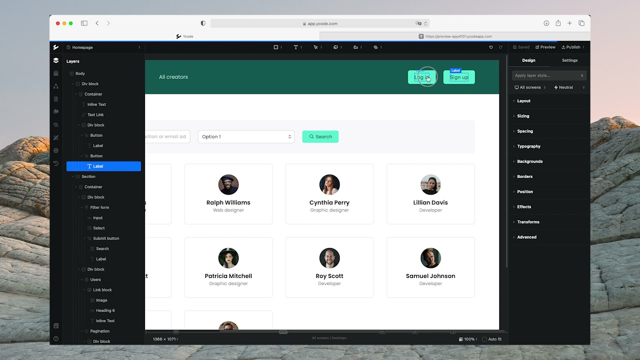 How to build a marketplace in Ycode
