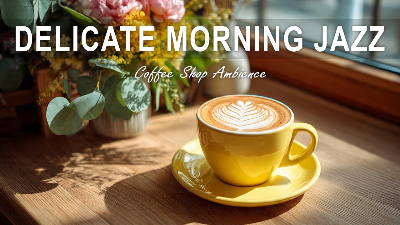 Delicate Morning Jazz ☕ Cozy Bossa Nova Instrumental and Relaxing Jazz Cafe Music for Studying