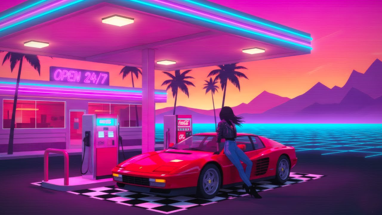 Synthwave Mix 2025 | 3 Hours Neon Nights Retrowave Music | 80s Synthwave Playlist
