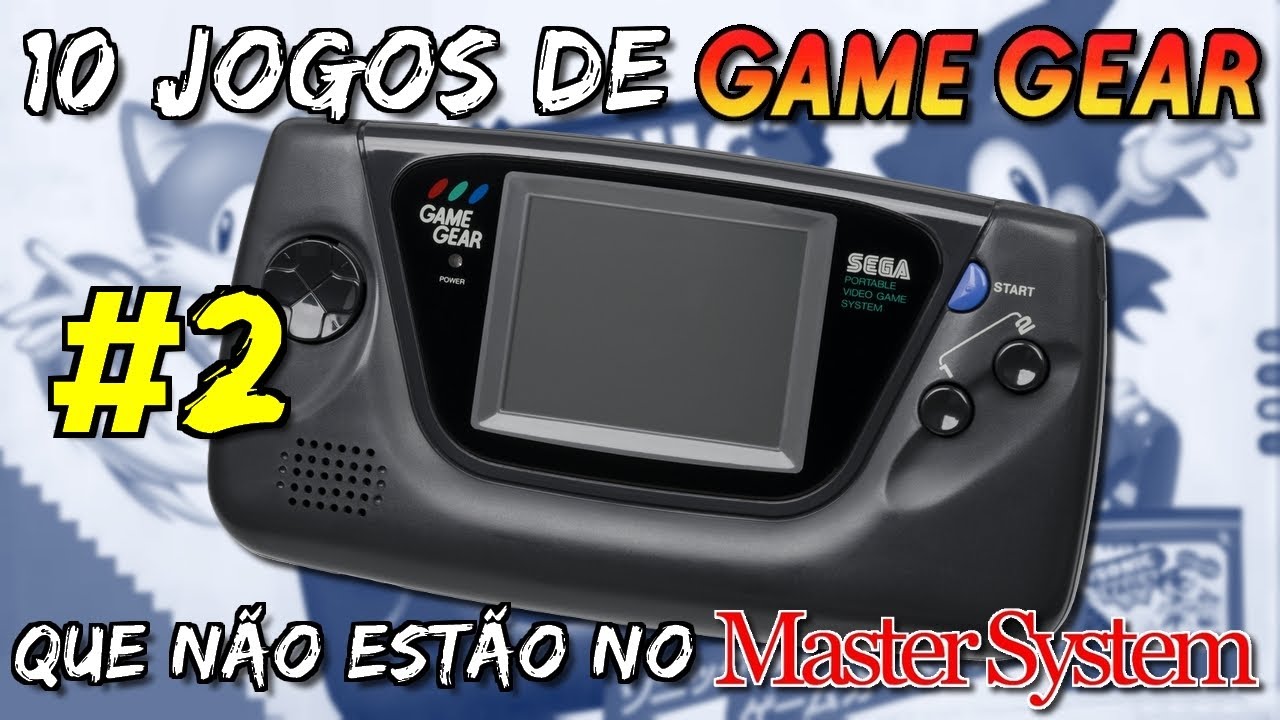 10 jogos de Game Gear que NÃO ESTÃO no Master System! - Parte 2