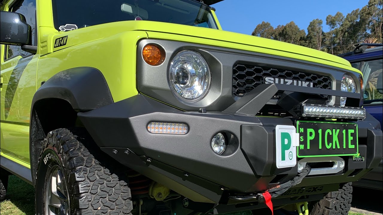 Fitting Iron man￼ bullbar to Pickle(Jimny)