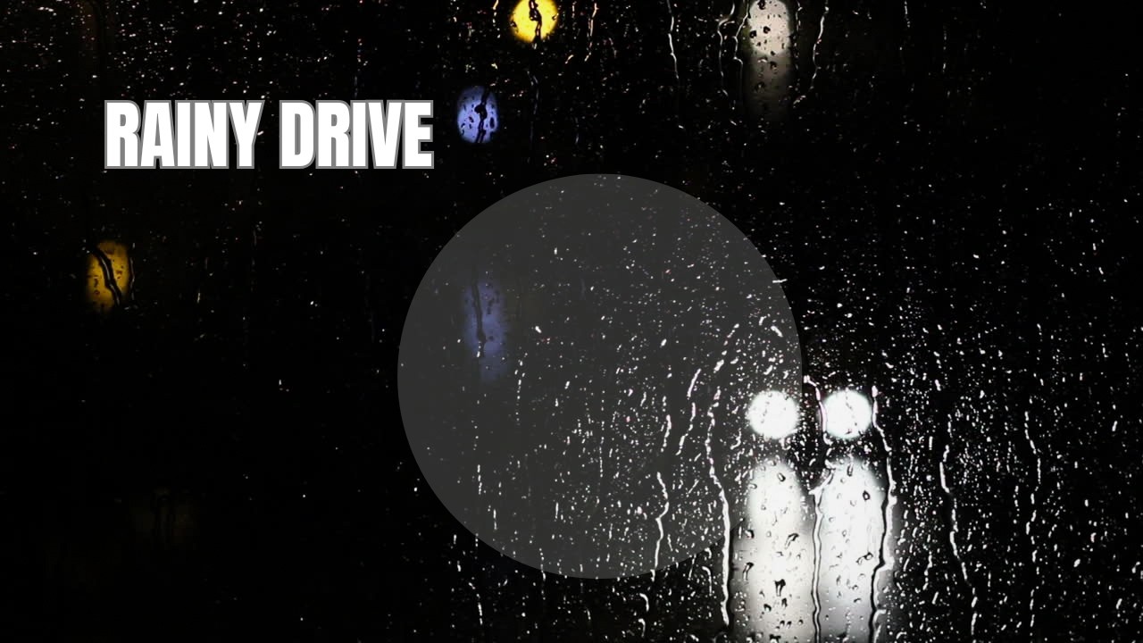 Safe Inside a Car During Heavy Rain 🌧️ Relaxing Night Drive Sounds (10 Hours)