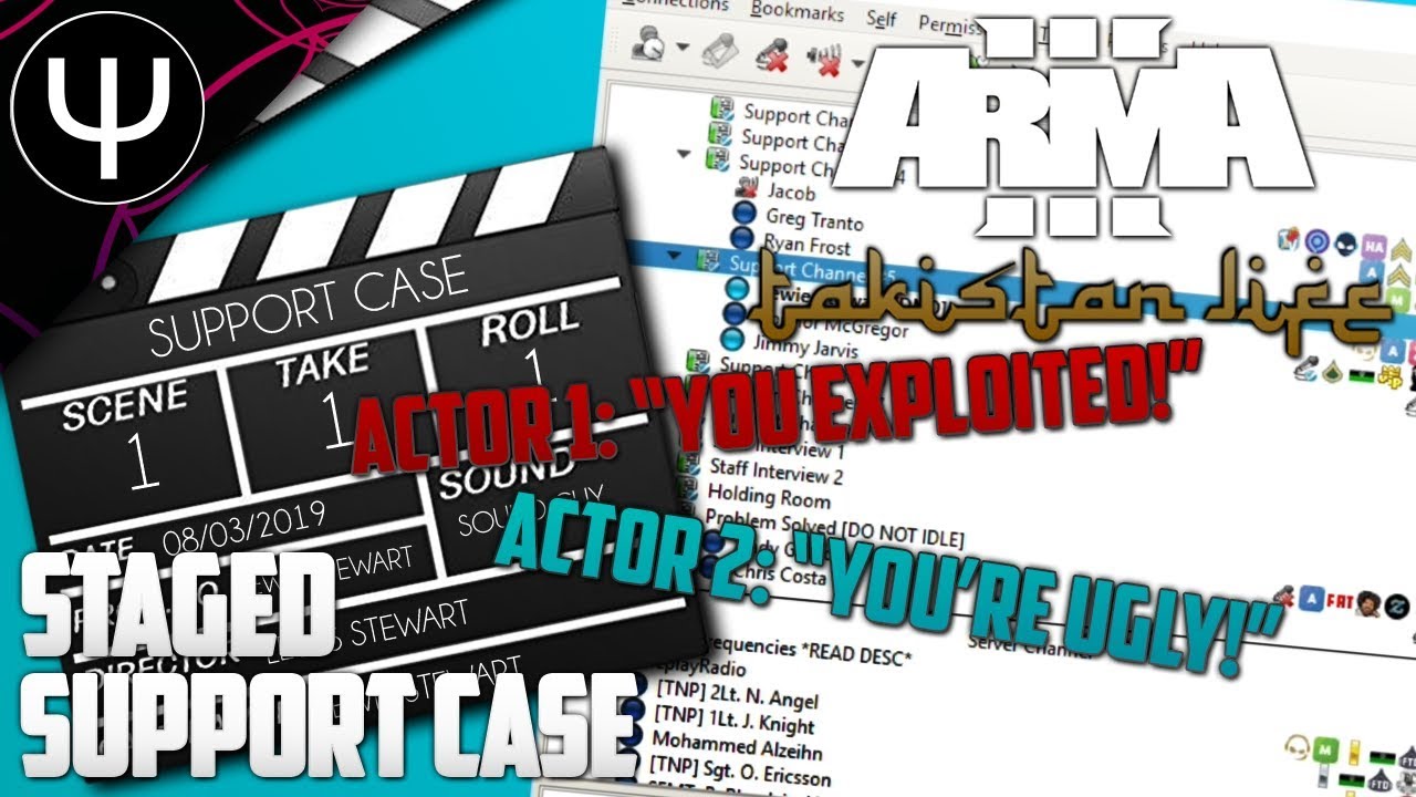 ARMA 3: Takistan Life Mod — STAGED Support Case!