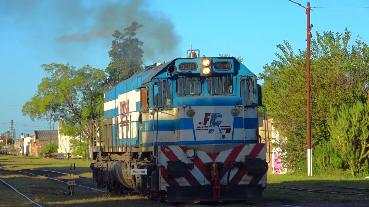 GT22CW 9008 Acelerando! ARMANDO UN TREN EN OLAVARRÍA