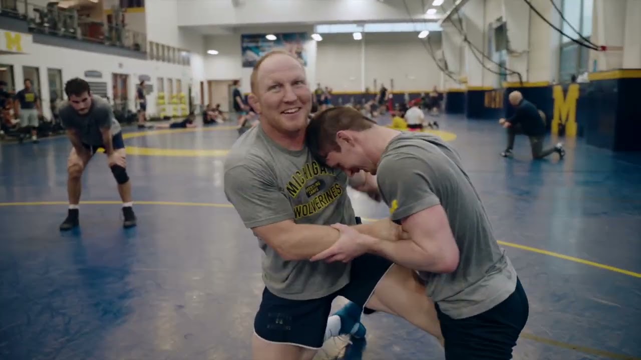 Inside a Wrestling Practice at the University of Michigan