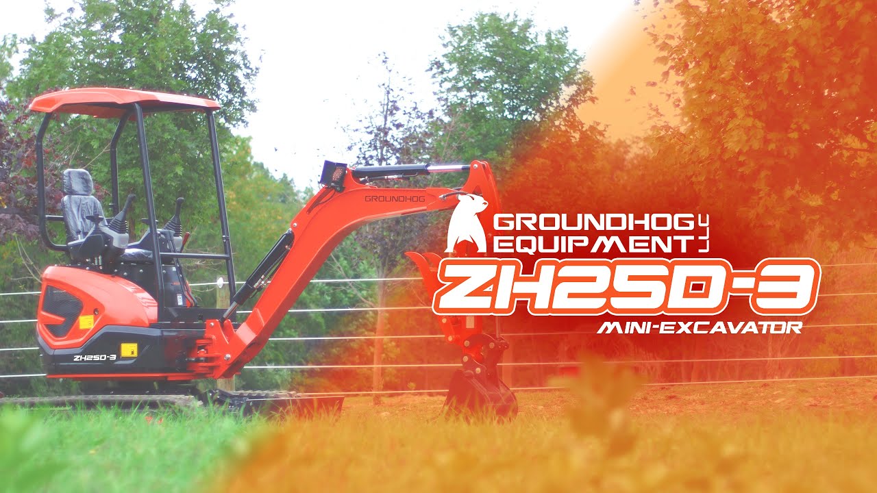 The Groundhog ZH25D-3 Mini-Excavator Walkthrough