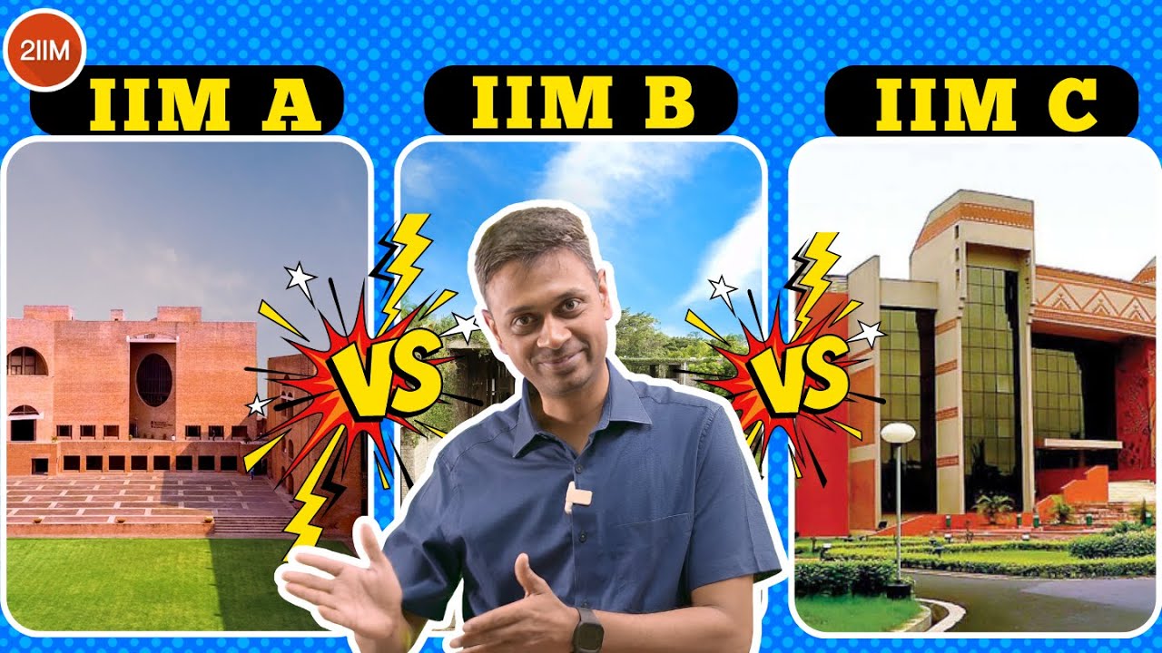 IIM A vs. IIM B vs. IIM C | Which B school To Choose | 2IIM CAT Preparation