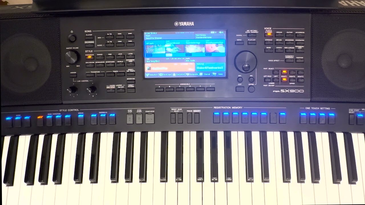 Yamaha PSR SX-900 "BoyBandPop" style