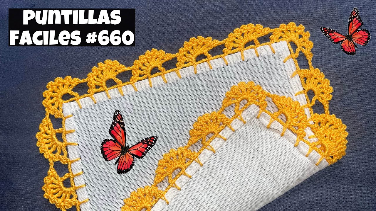 ✨PUNTILLA PEQUEÑA IDEAL PARA PRINCIPIANTES💥 PUNTILLAS FÁCILES 660