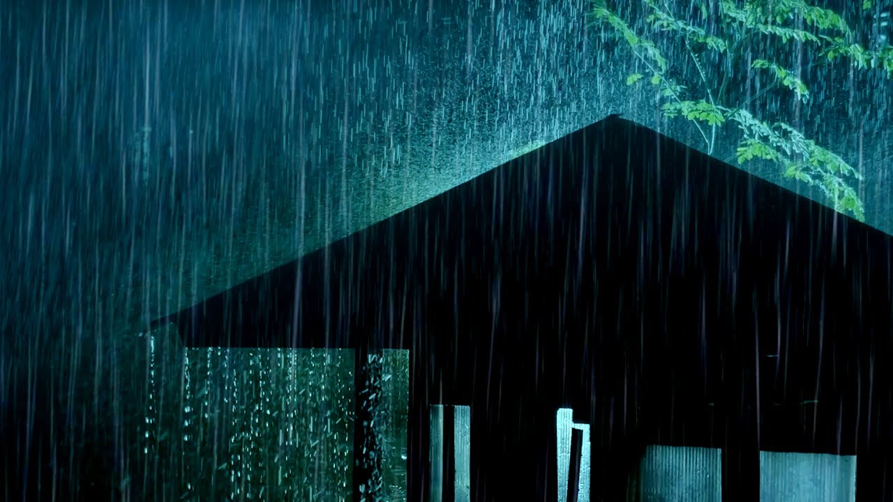 Atmosphere for Relaxation | Version 725 Calming Rainstorm on a Cozy Zinc
