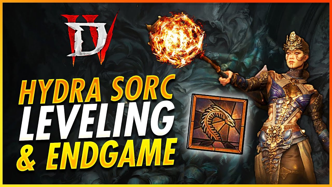 BEST Sorcerer Hydra Leveling Build & Endgame - Diablo 4 Season 9