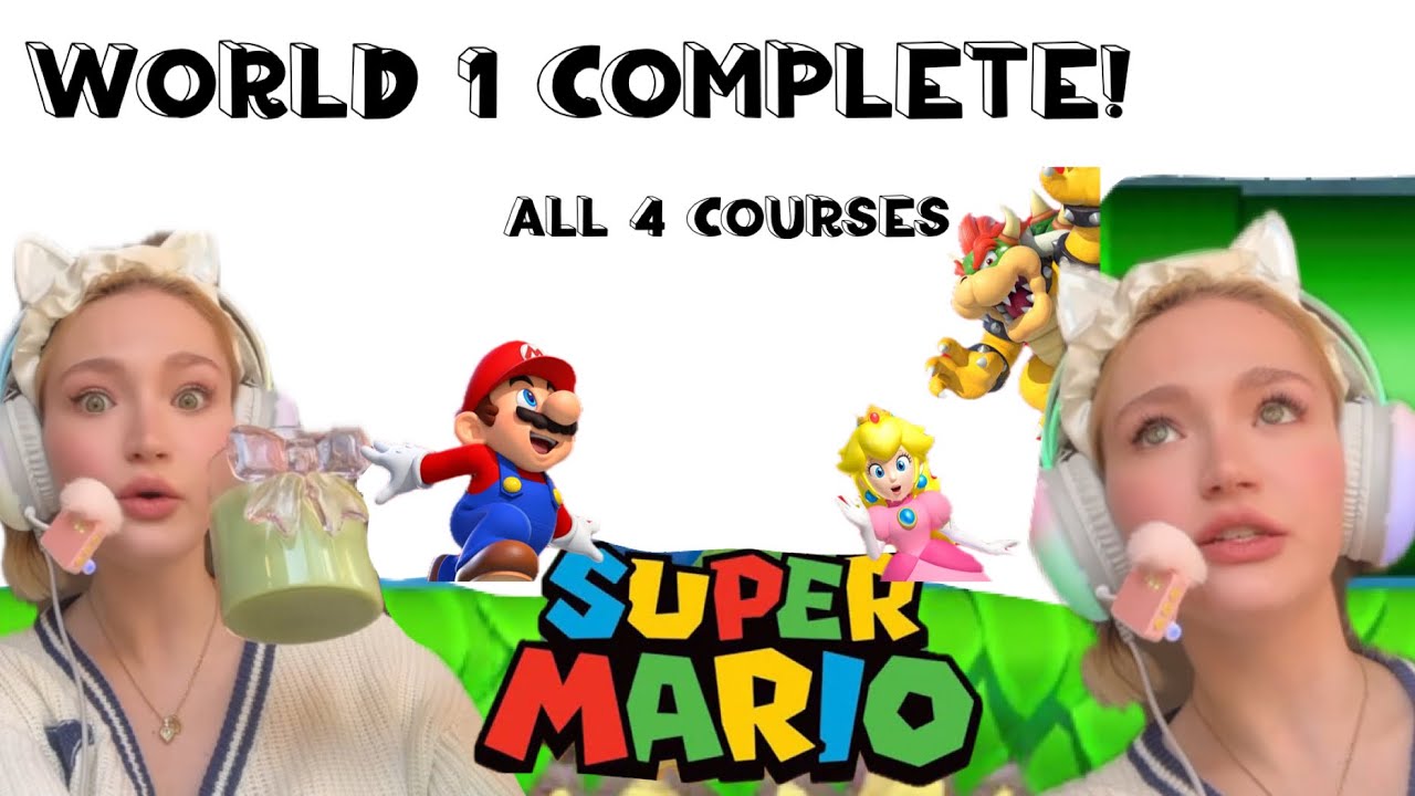 Super Mario Run World 1 Full Gameplay | All 4 Courses + Hidden Missions Explained