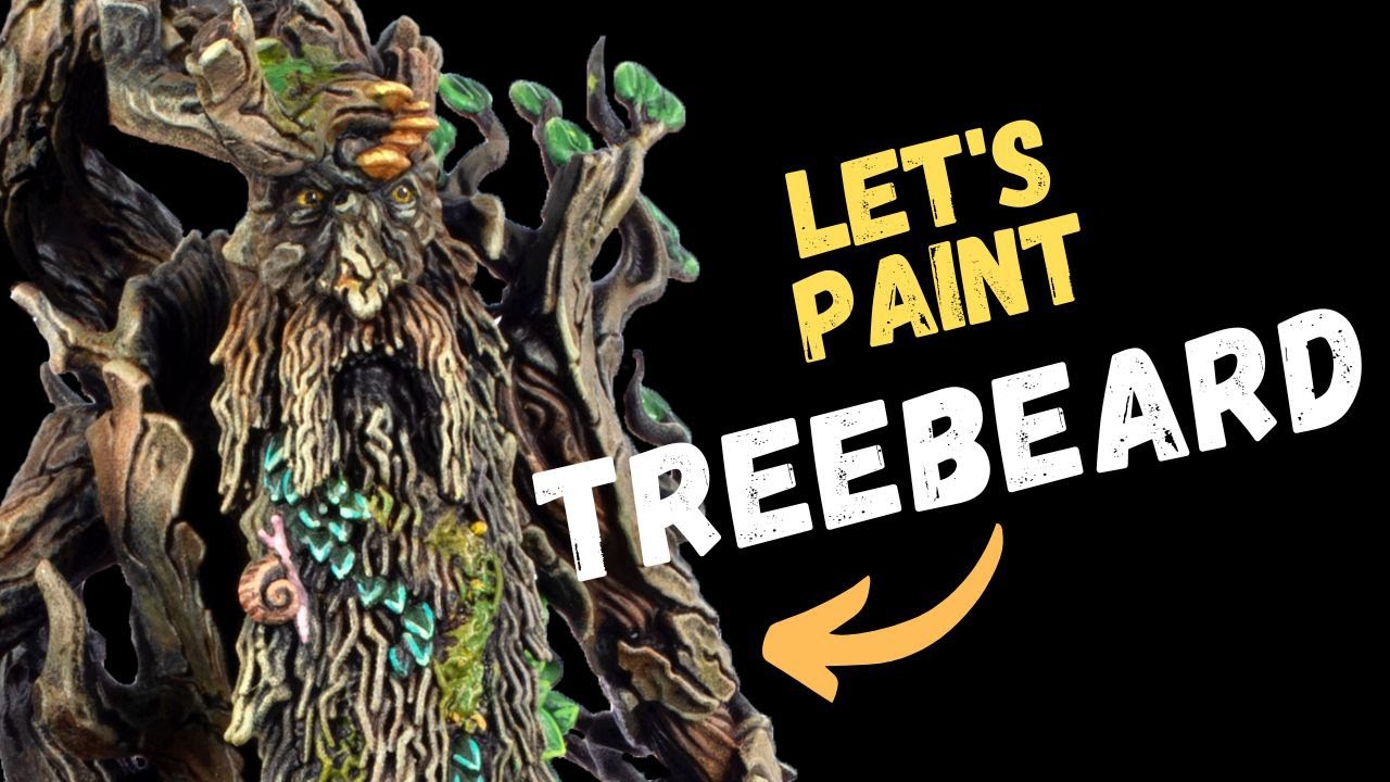 Treebeard: A Step-by-Step Guide to Painting the Iconic Lord of the Rings Character!