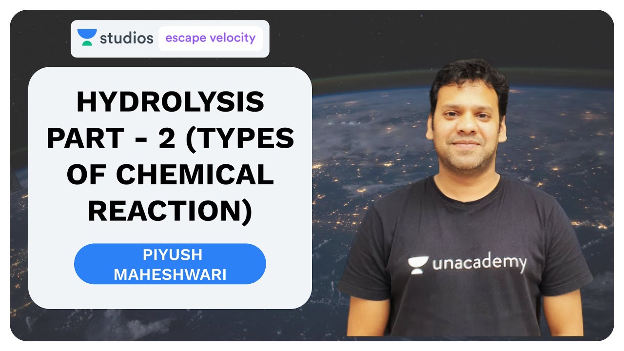 Hydrolysis Part - 2 | Types of Chemical Reaction | Inorganic Chemistry for IIT JEE 2020