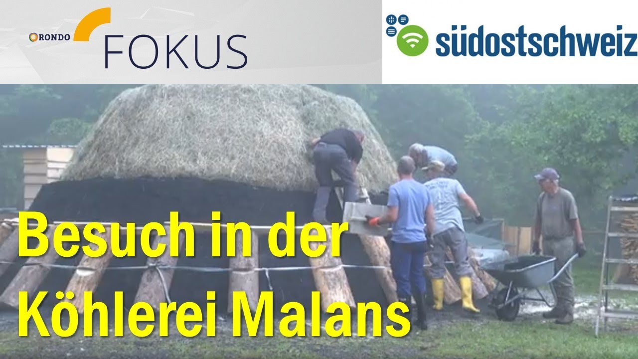 Besuch in der Köhlerei Malans - TV Südostschweiz