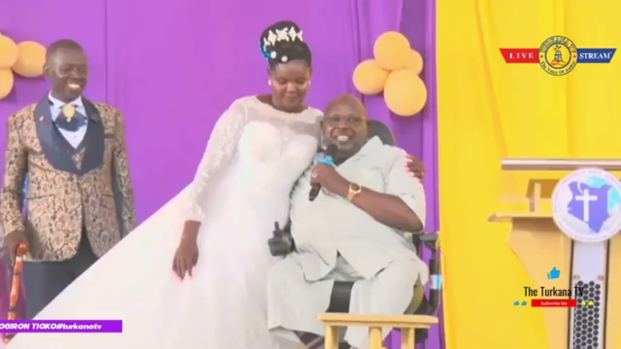 Attending Osborne Arot's wedding in Lodwar, Turkana County - Dec 30, 2023