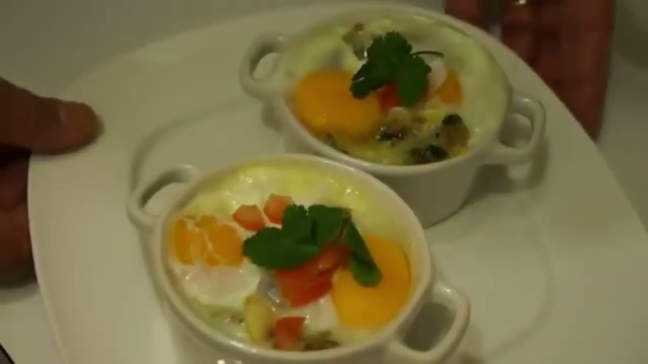 Œuf cocotte aux champignons ✔