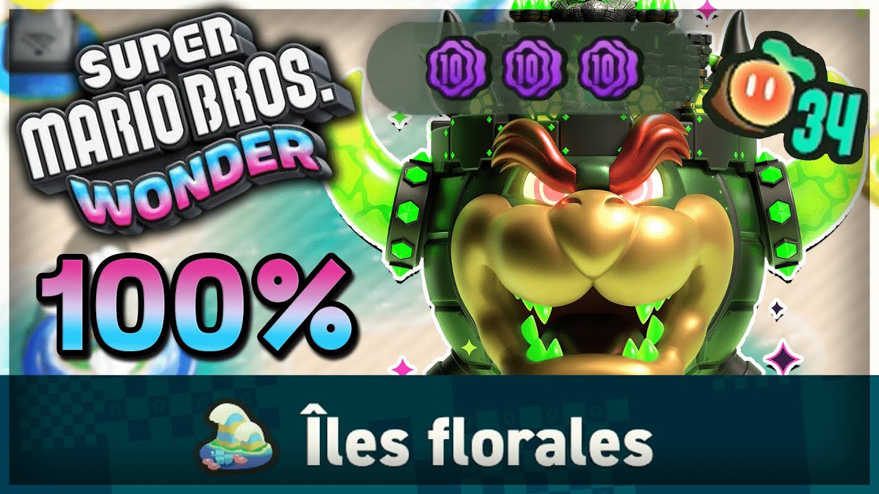 Toutes les GRAINES PRODIGES et PIÈCES des Iles Florales ! - 100% Monde Fleuri Mario Wonder