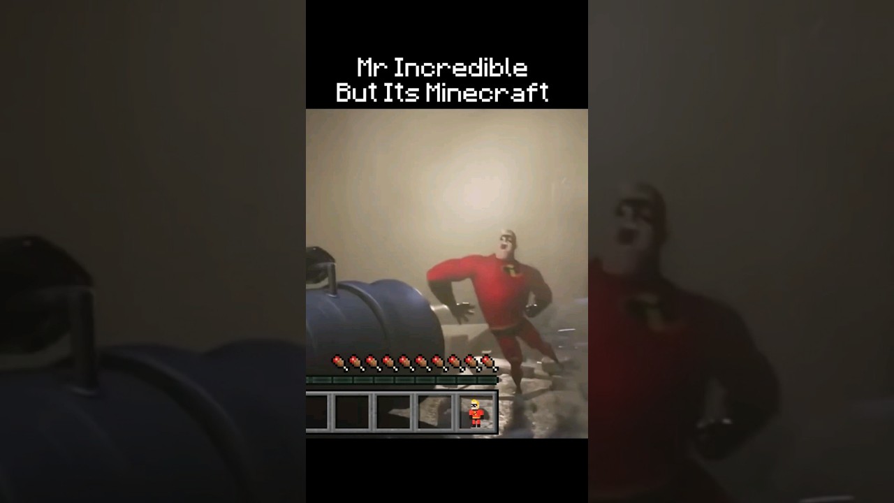 Mr Incredible But Its Minecraft 😍 | Incredibles 2 Movie