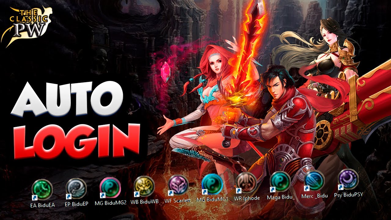 COMO JOGAR COM 10 CONTAS SIMUTÂNEAS NO THE CLASSIC PW - AUTOLOGIN